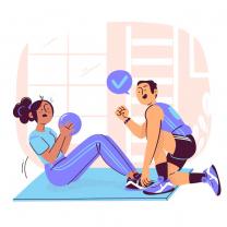 Service cours de sport entre particuliers