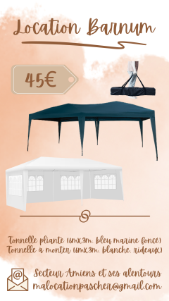 Location : tente reception