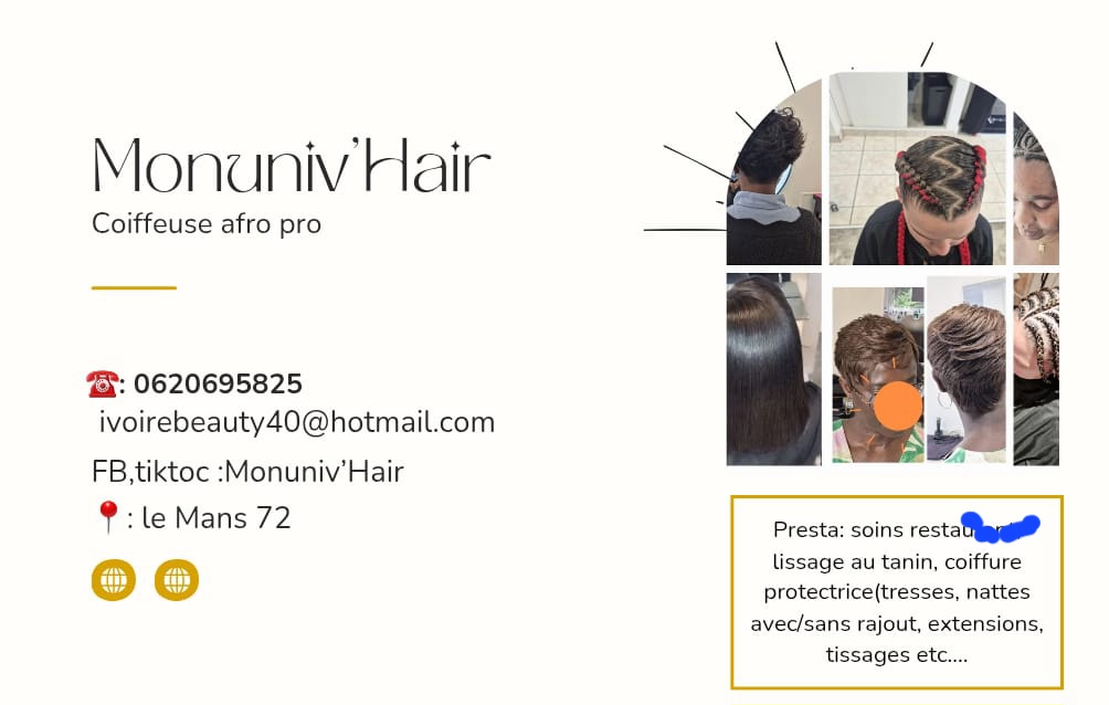 Service coiffure 72 entre particuliers