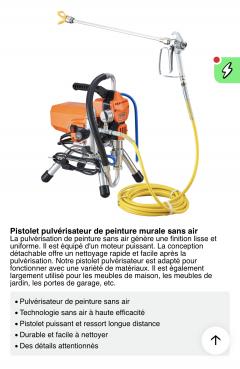 Louer le pulvérisateur