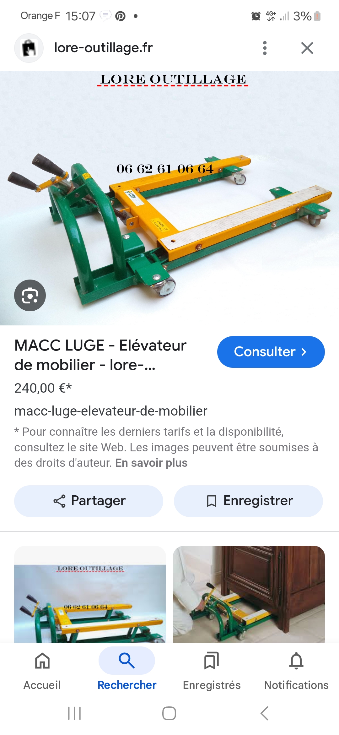 Location diable 70 entre particuliers