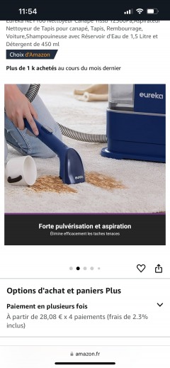 Louer la shampouineuse