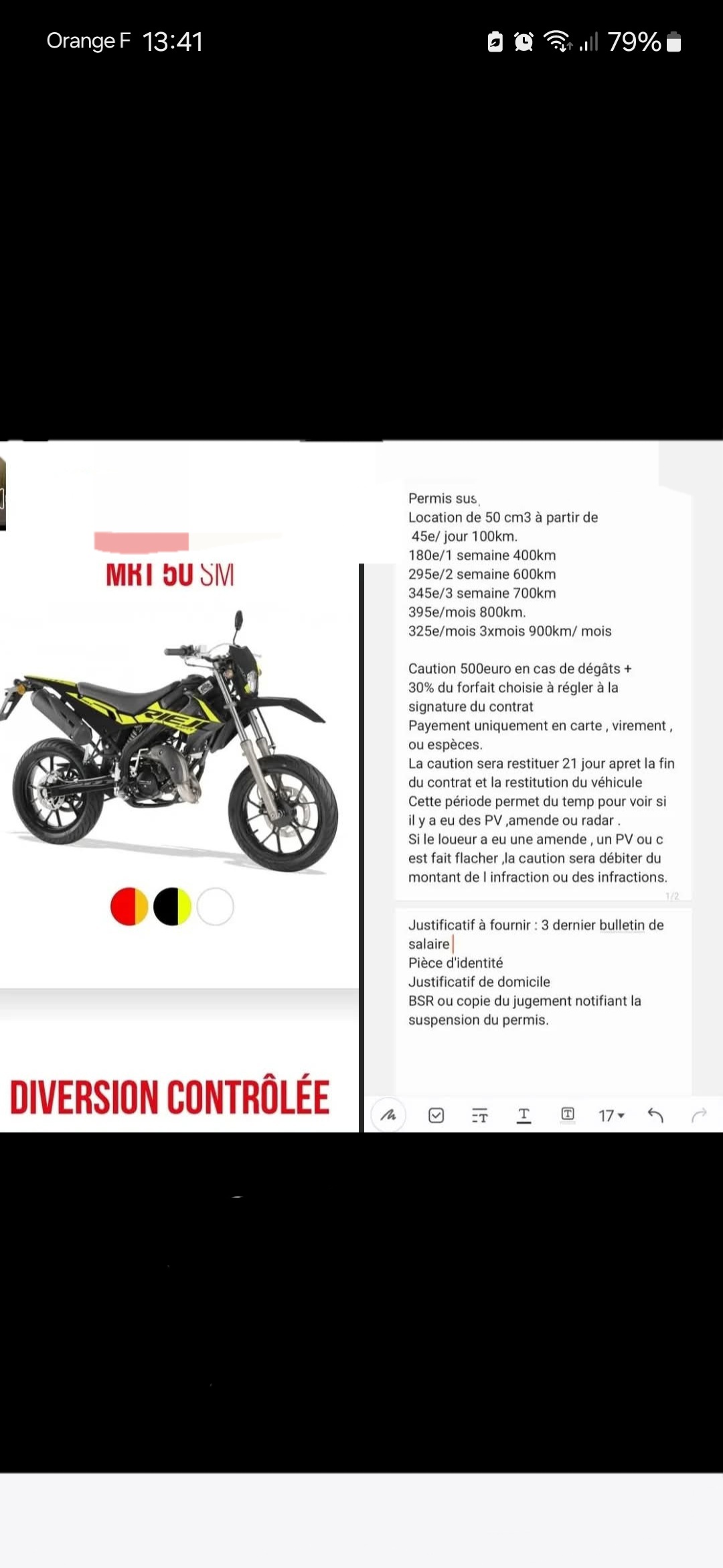 Location moto 52 entre particuliers