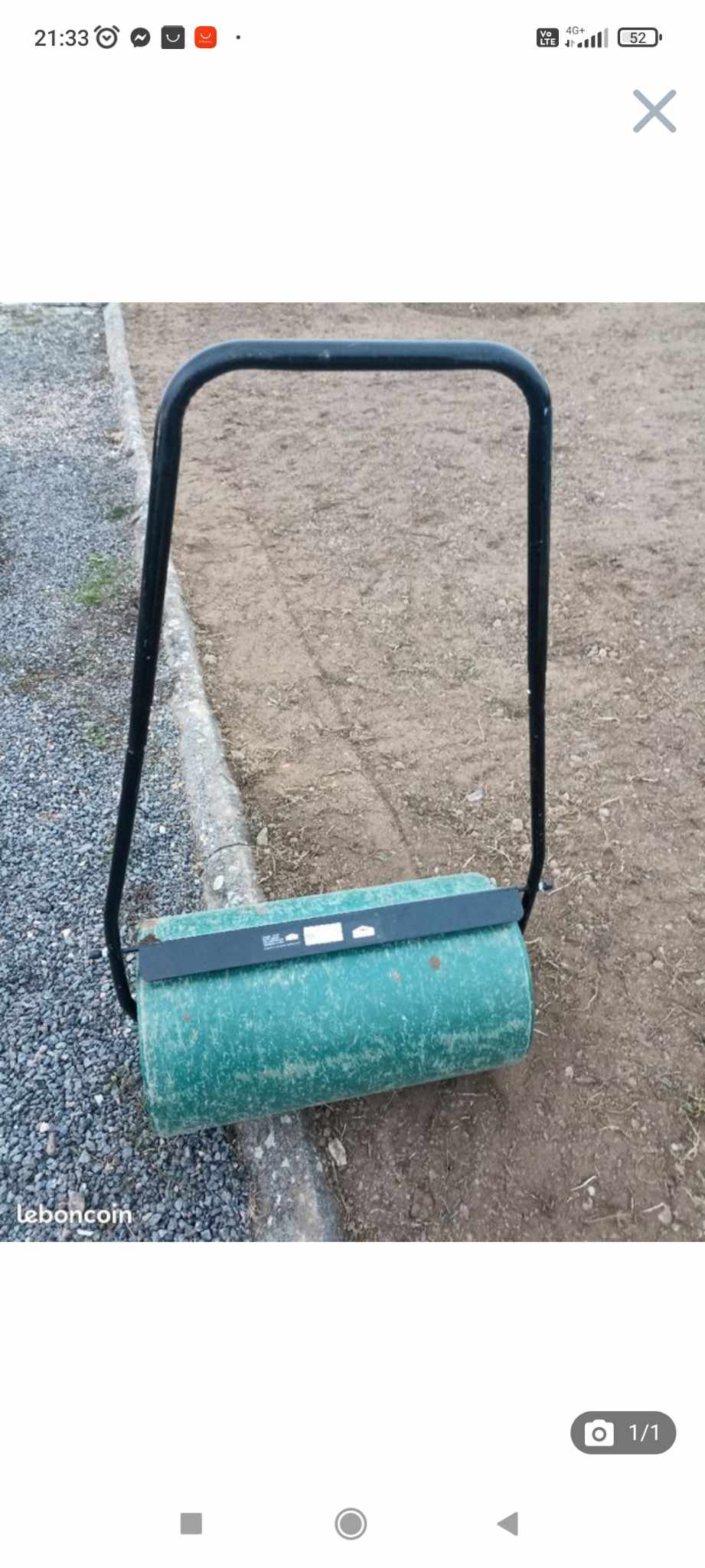 Location rouleau a gazon 03 entre particuliers