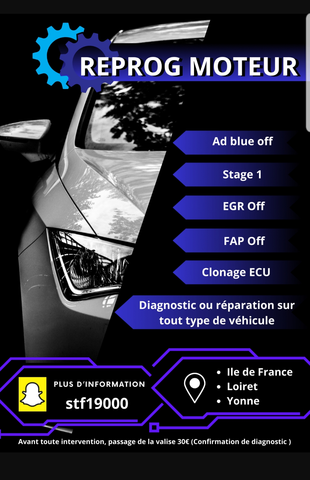 Service mecanique auto 45 entre particuliers