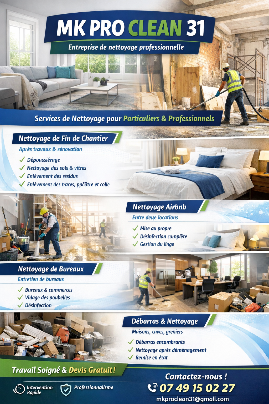 Service nettoyage 31 entre particuliers
