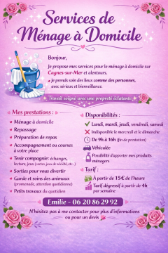 Service : menage
