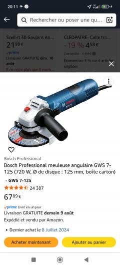 Louer la meuleuse