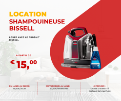 Louer la shampouineuse