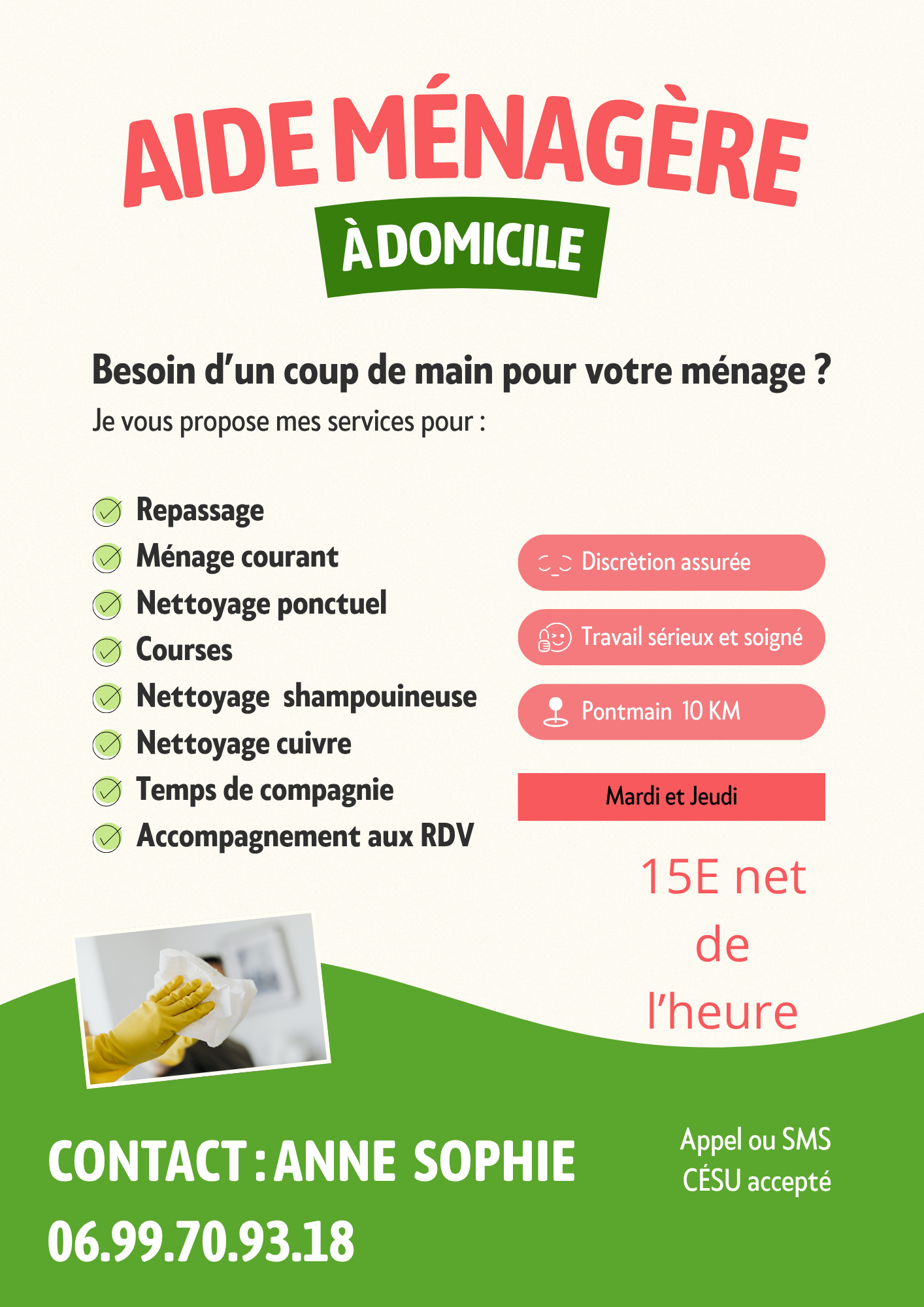 Service menage 53 entre particuliers