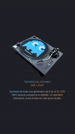 Louer l'équipement Louer l'équipement