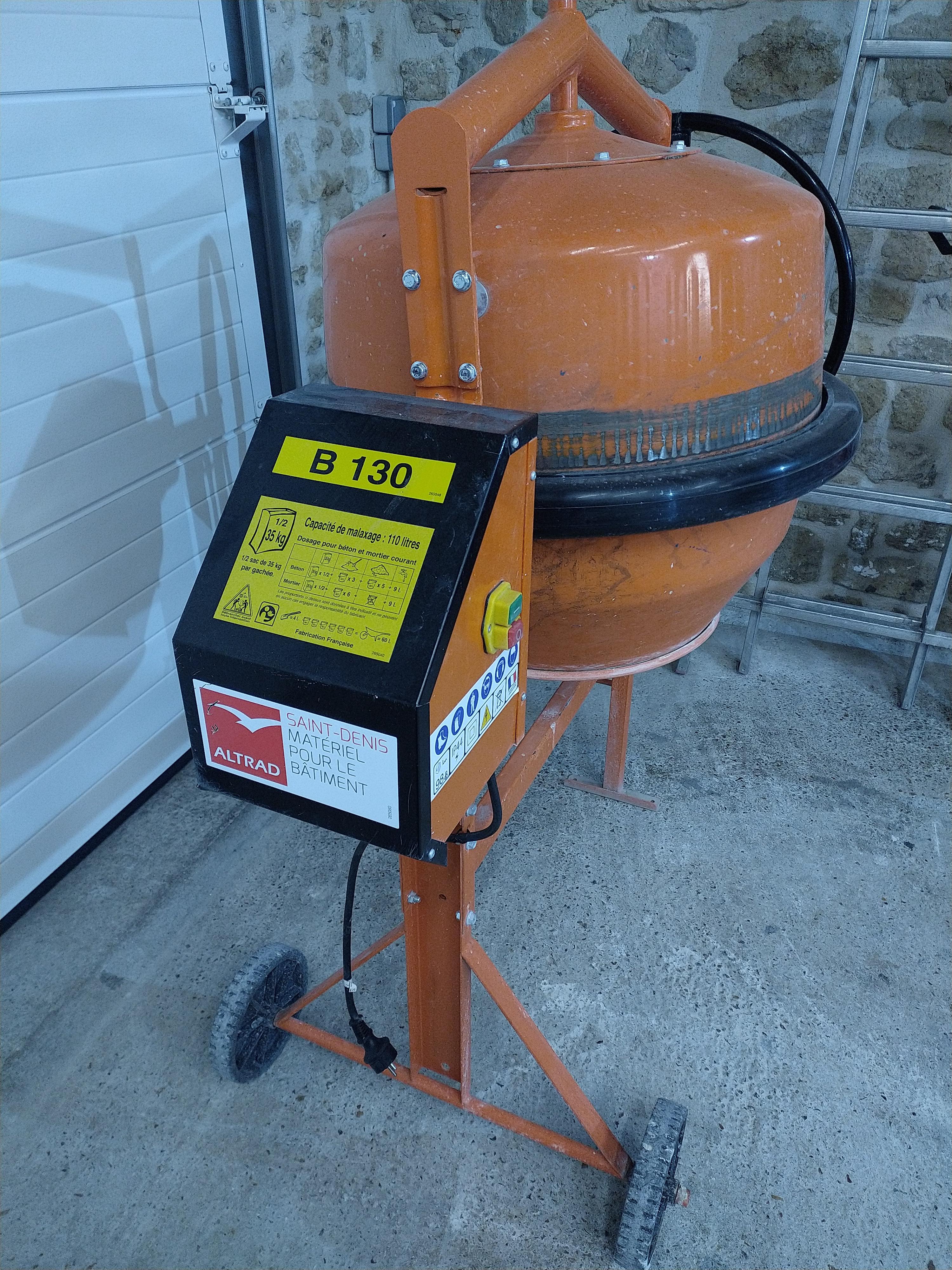 Location betonniere 45 entre particuliers