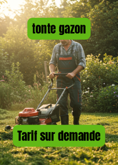 Service : tonte de pelouse