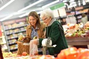 Service : aide aux courses