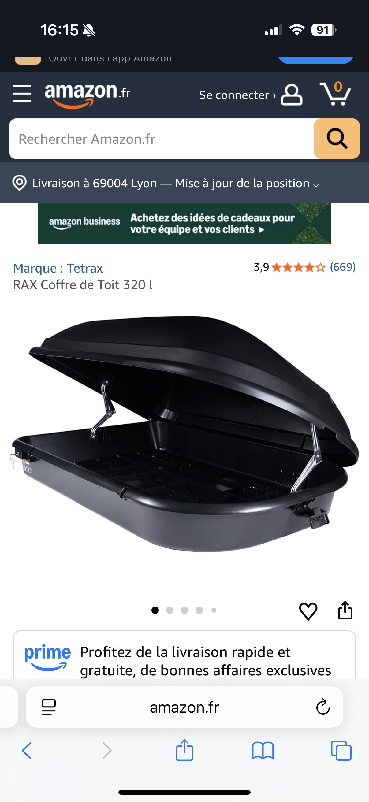 Location coffre de toit 38 entre particuliers