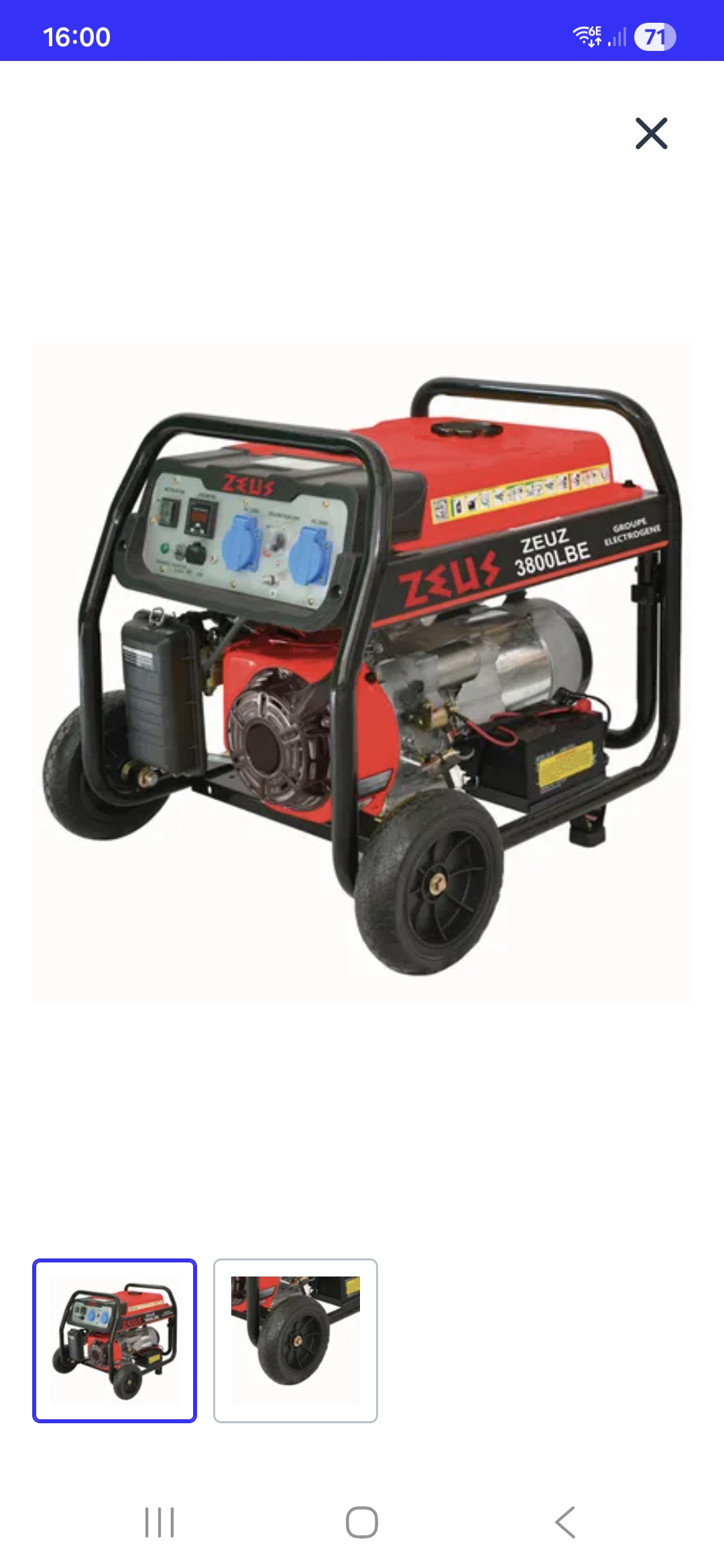 Location groupe electrogene 41 entre particuliers