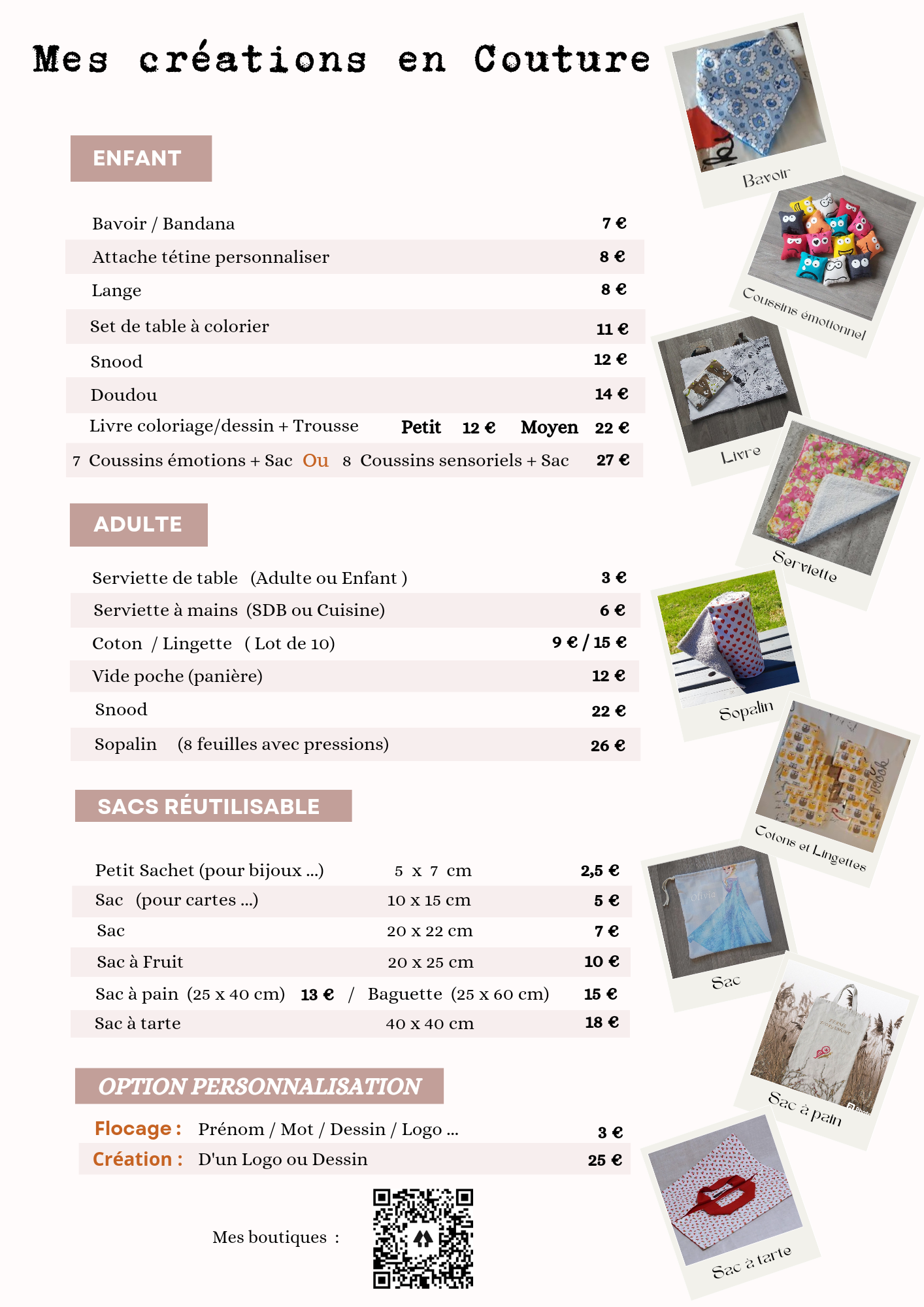 Service couture 39 entre particuliers