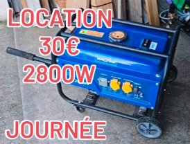 Location : groupe electrogene