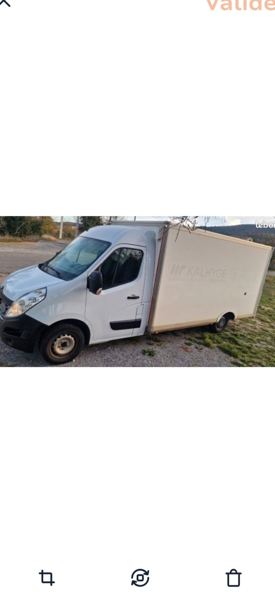 Location fourgon 34 entre particuliers