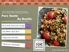 Service menu complet entre particuliers