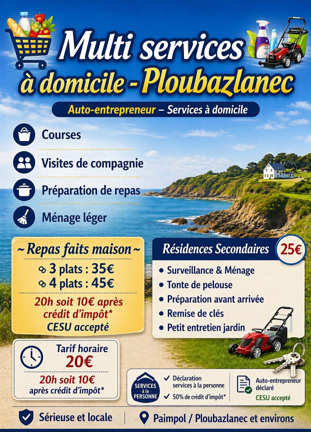 Service multi services 22 entre particuliers