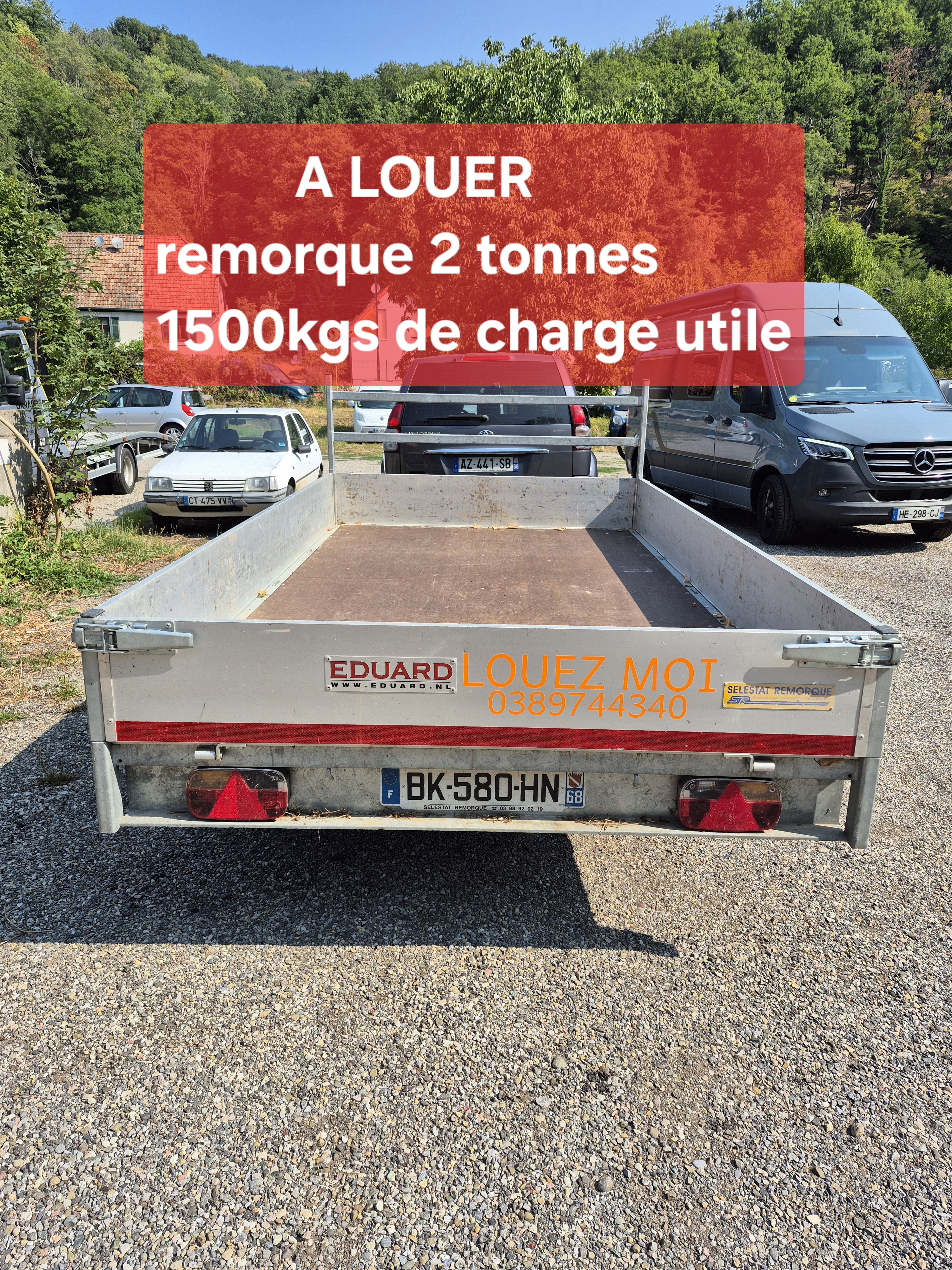 Location remorque