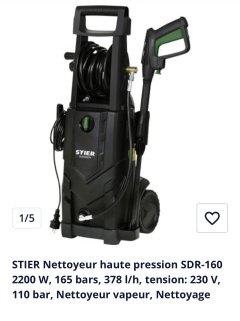 Location : nettoyeur haute pression