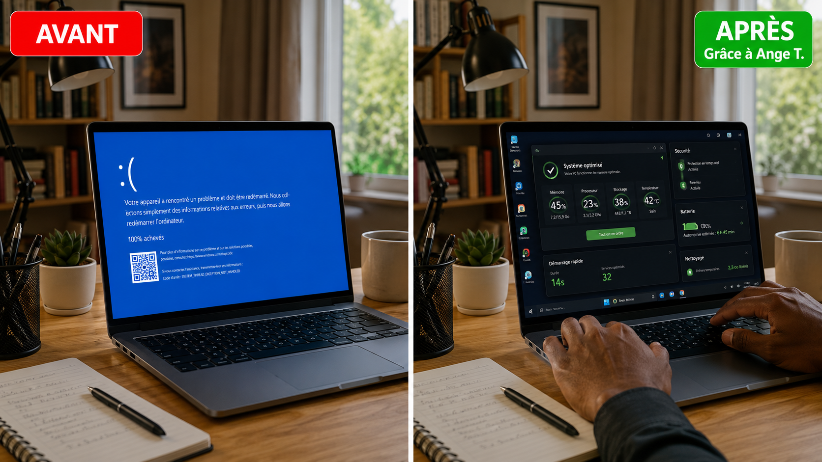 Service depannage informatique 95 entre particuliers