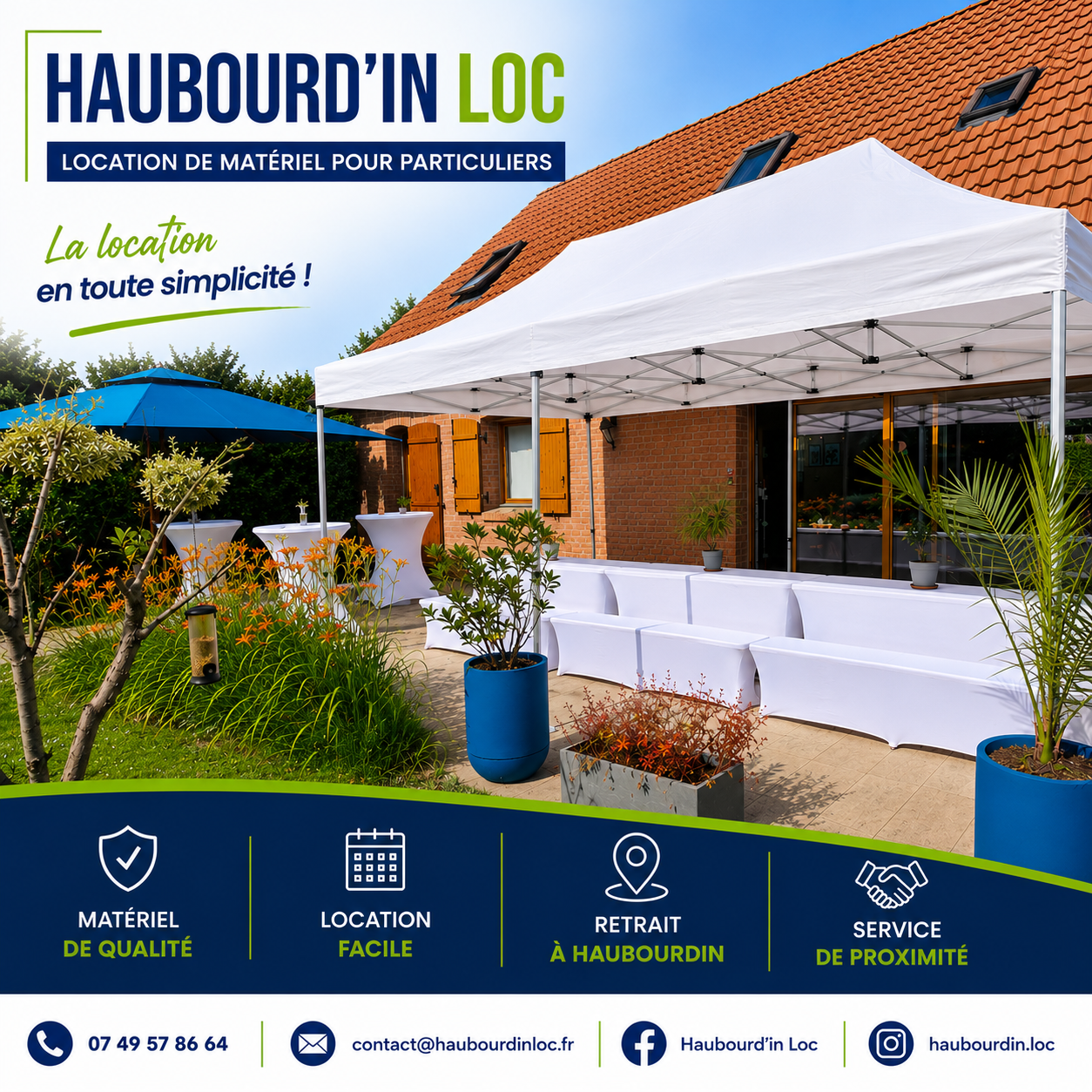 Location tente reception 59 entre particuliers