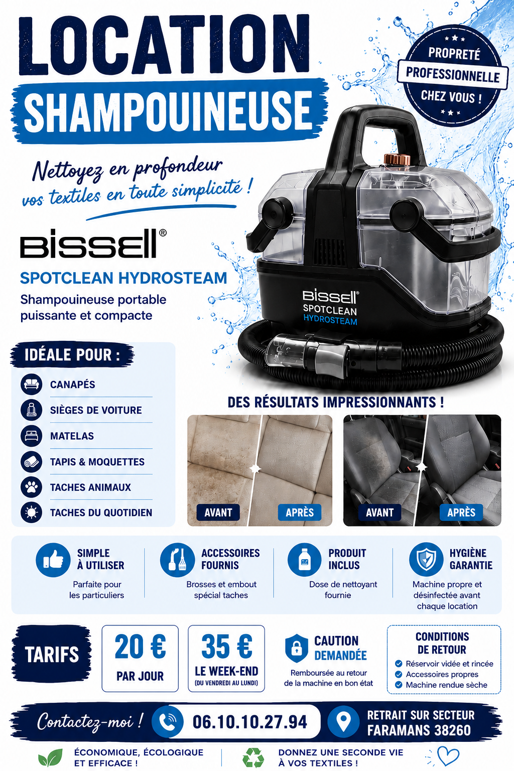 Location materiel professionnel 38 entre particuliers
