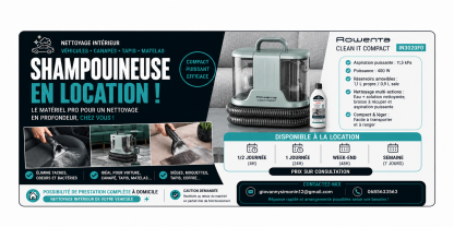 Location : shampouineuse