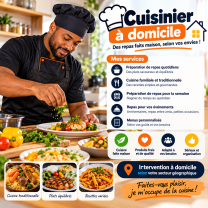 Service chef cuisinier