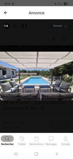 Location : piscine