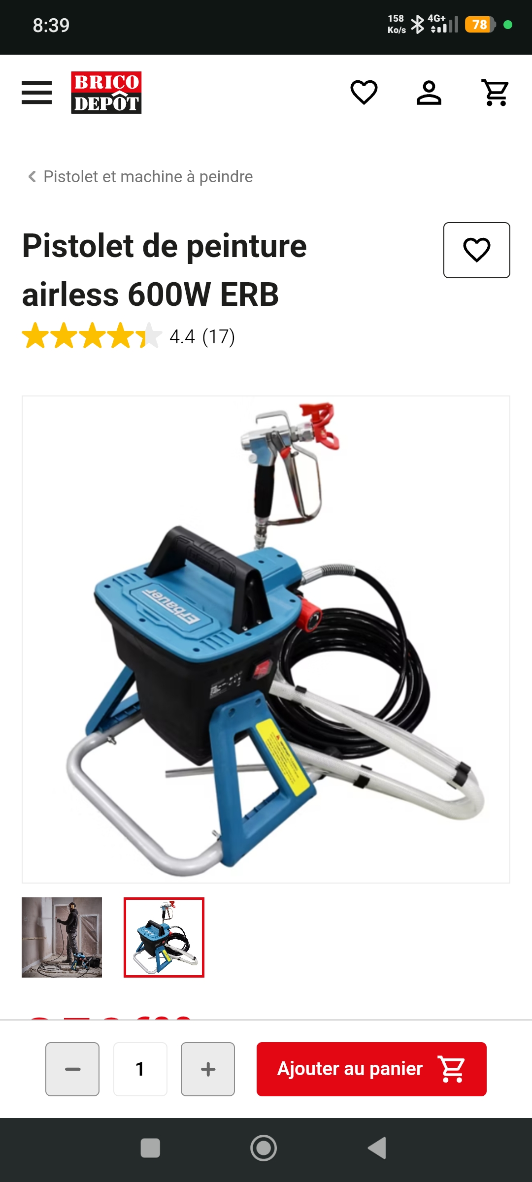 Location pistolet a peinture 41 entre particuliers