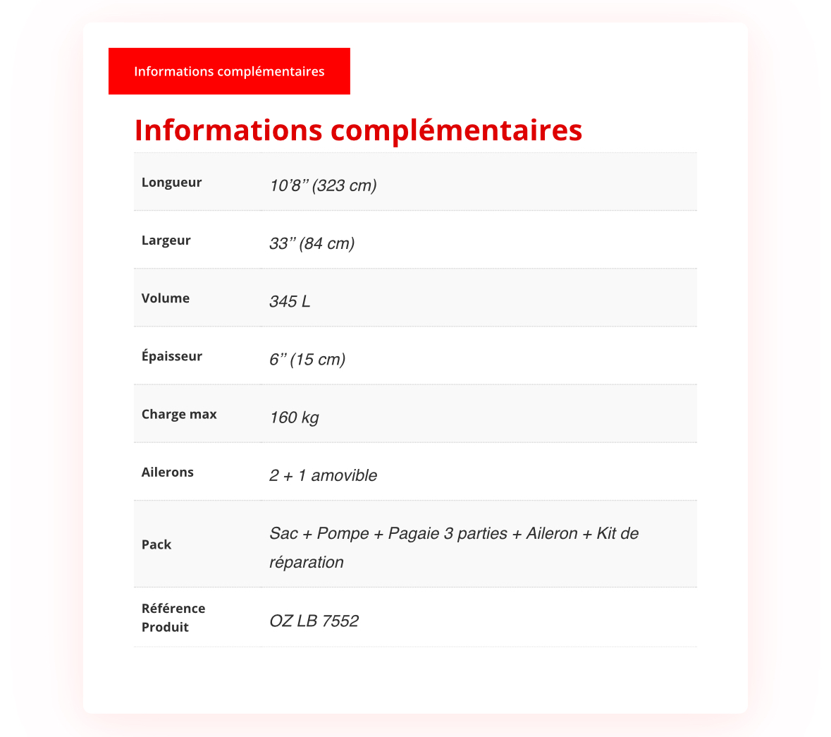 Location paddle 20 entre particuliers