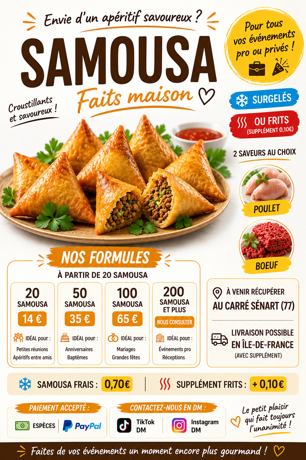 Service chef cuisinier 91 entre particuliers
