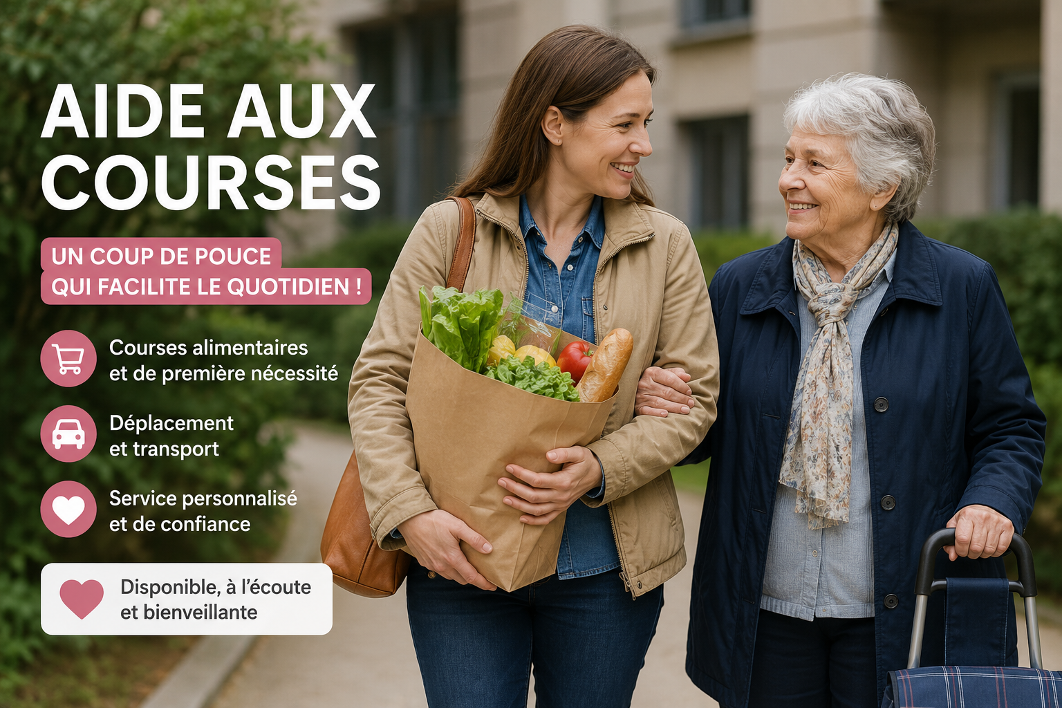 Service aide aux courses 66 entre particuliers