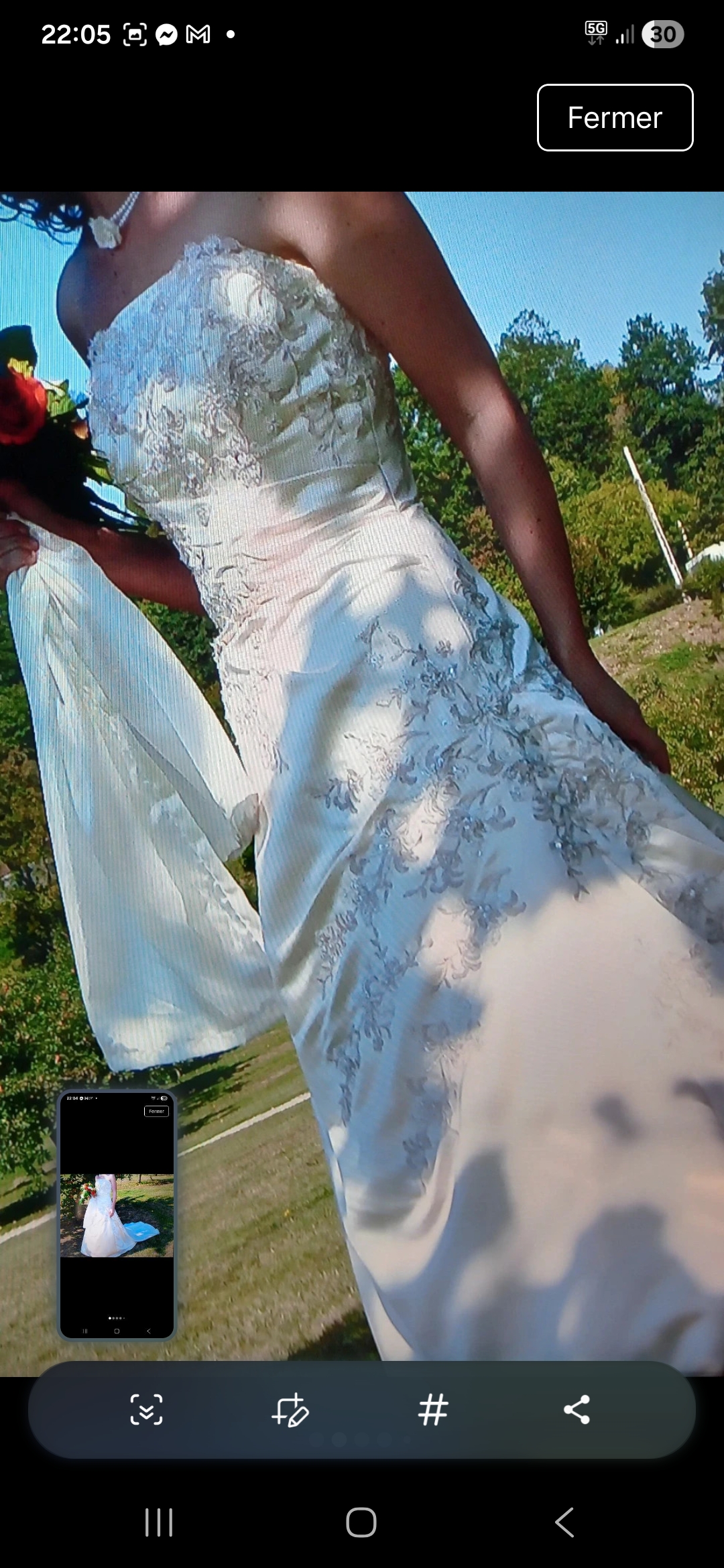 Location robe de mariee 35 entre particuliers