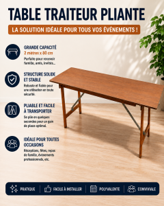 Location table de reception