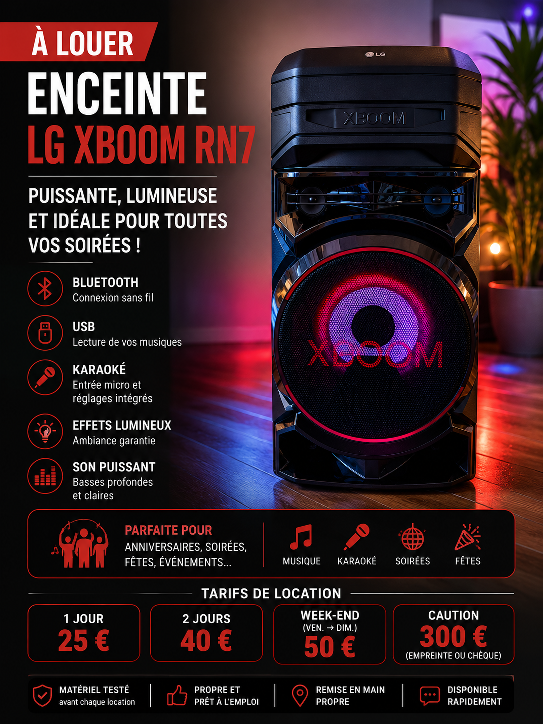 Location enceinte 94 entre particuliers
