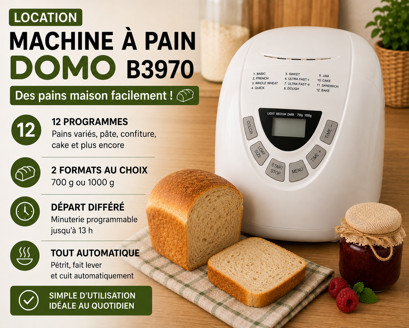 Location machine a pain 94 entre particuliers