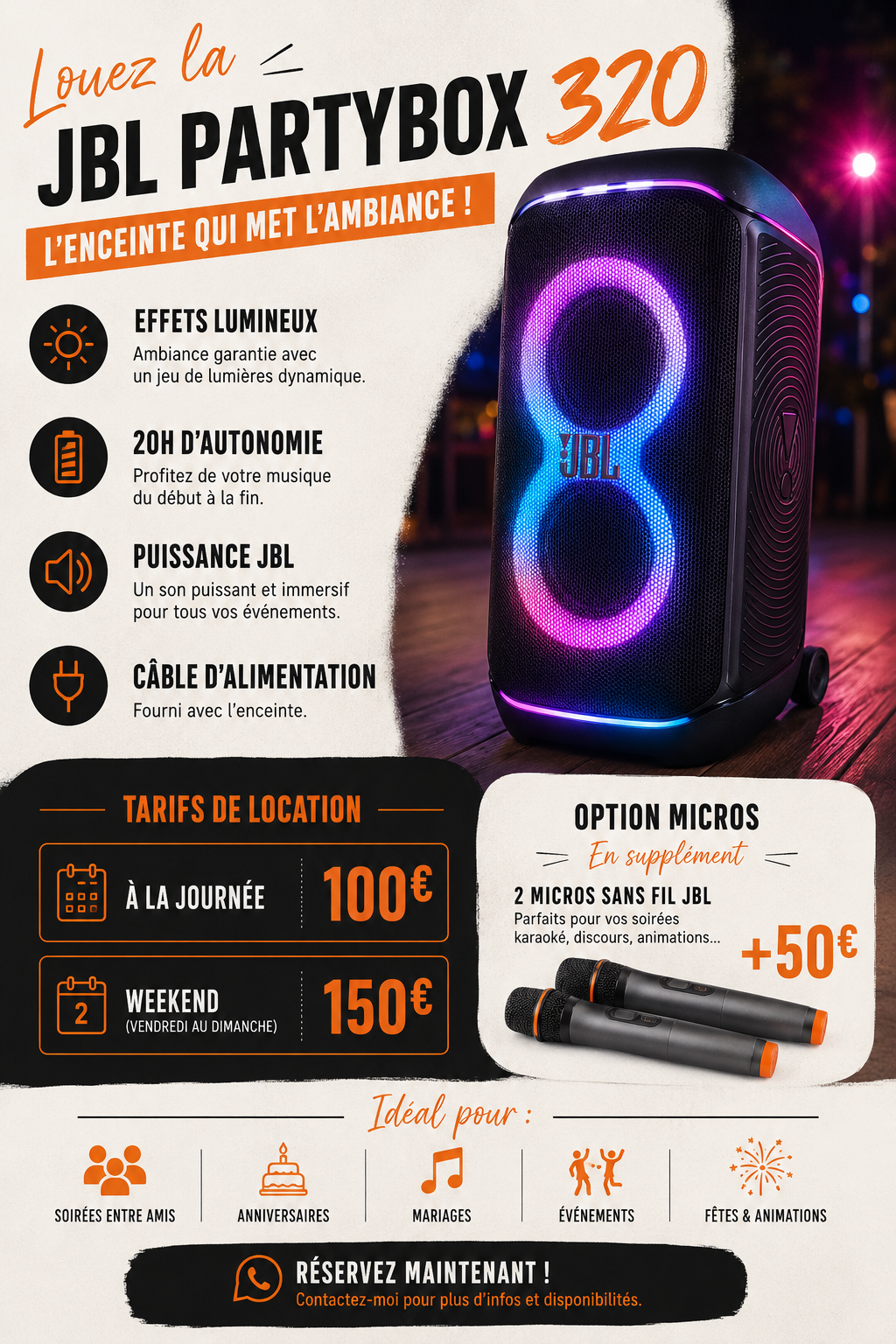 Location enceinte entre particuliers (80)