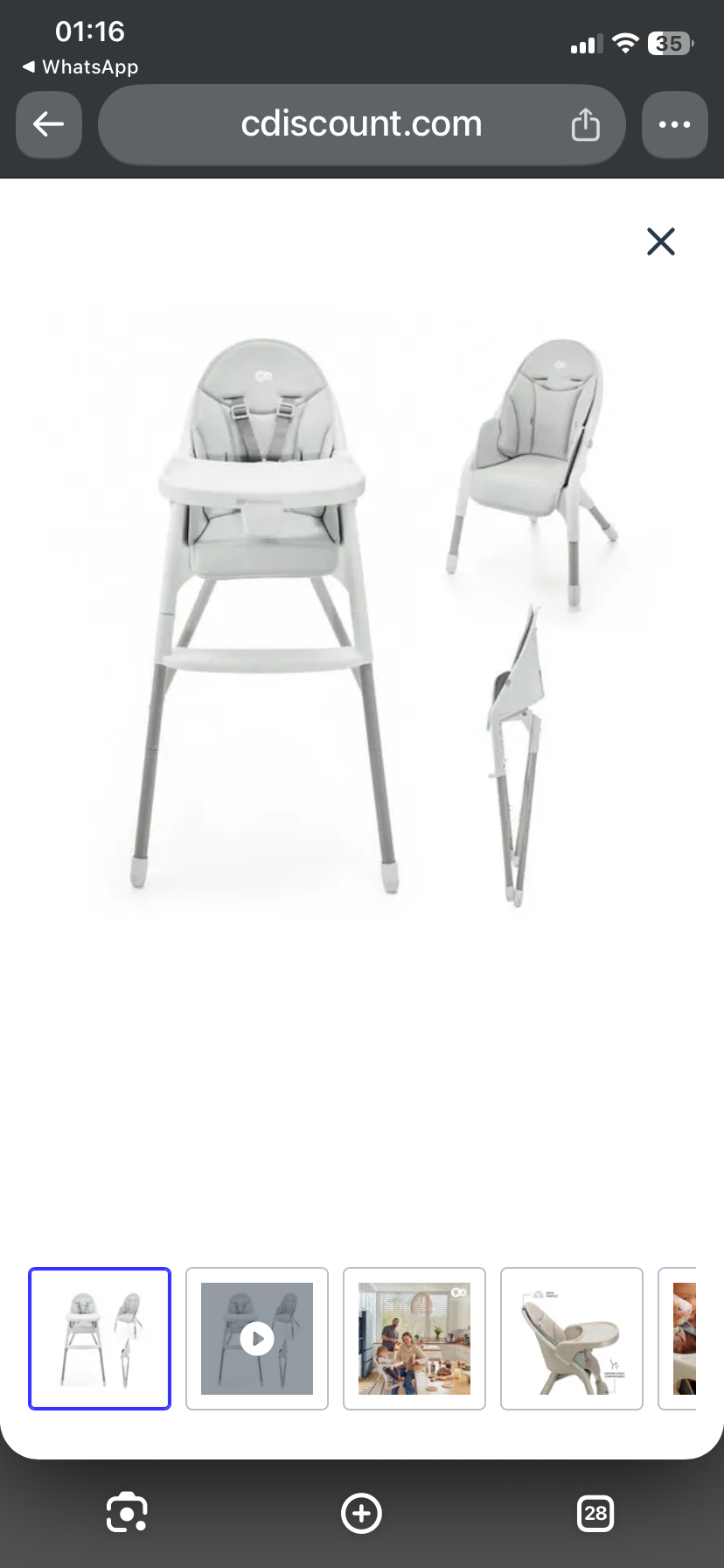 Location chaise haute 76 entre particuliers