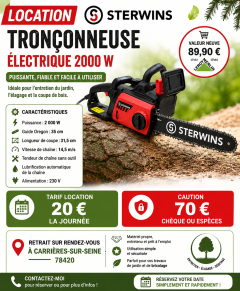 Location tronconneuse