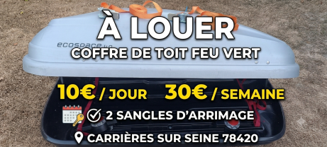 Location coffre de toit