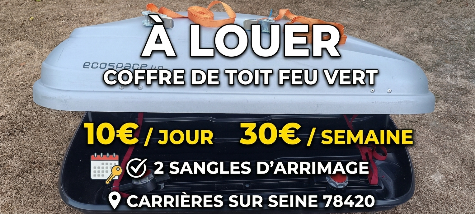 Location coffre de toit