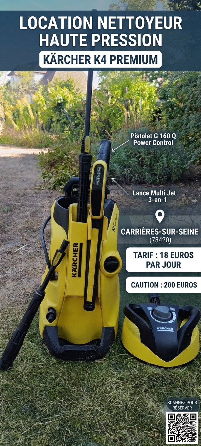 Location nettoyeur haute pression