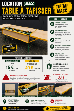 Location table a tapisser