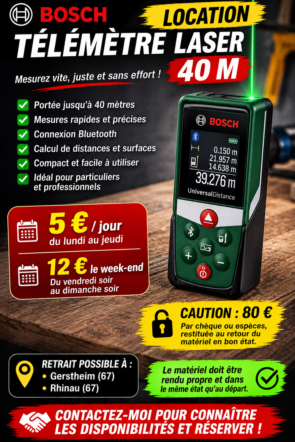 Location multimetre