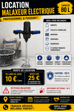 Location malaxeur
